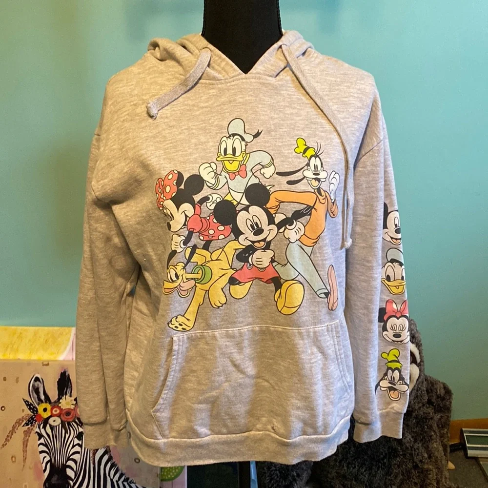 Disney Juniors Large Mickey & Friends Hoodie - Picture 1 of 9